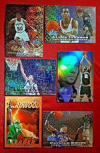 1997-98 Flair Showcase ROW 1 2 3 Rodman O'Neal Malone Kobe Bryant Miller PSA