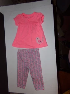 KIDS size SM girl PANTS SET PINK 6MOS - Picture 1 of 3