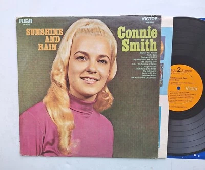 Connie Smith Sunshine and Rain Vinyl LP RCA 1968 - Image 1 of 4