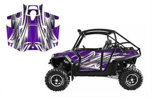 2011 - 2014 Polaris RZR 900 XP graphics wrap kit 24 mil vinyl #1216 Purple - Foto 1 di 18
