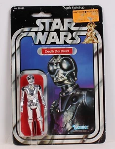 Vintage 1977 Kenner Star Wars Death Star Droid Figure  - 21 Back MOC - Picture 1 of 2