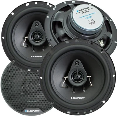 4x Blaupunkt BPS-ES650 6.5" 3-Way SLIM Coaxial Car Speakers 240W Grill - 2 Pairs - Image 1 of 4