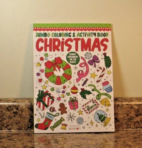 CHRISTMAS JUMBO COLORING AND ACTIVITY BOOK - Picture 1 of 4