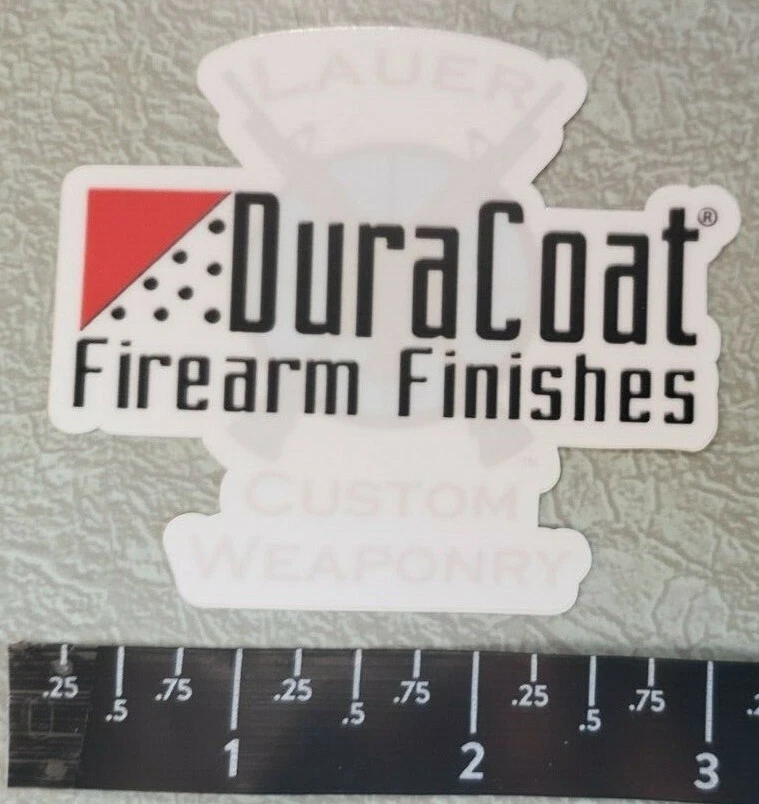 Lauer Custom Duracoat OEM Original Firearms Decal Sticker New! Shot Show 2020 - Image 1 of 1