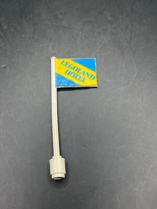 LEGO LEGOLAND Hotel Flag Piece From Set 6390 Main Street 1980s - Picture 1 of 8