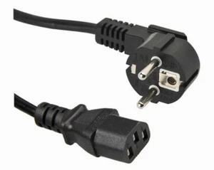 1 x Power cable (Schuko), 250 V, 10 A, 2 meters, C13 end - Photo 1/1