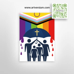 Anti Woke Agenda Aufkleber 10,5 cm Groß Gendern Go Broke LGBTQ+ FCK GRN Grüne - Bild 1 von 3
