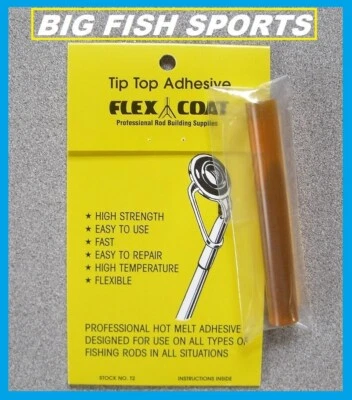 FLEX COAT Tip Top Adhesive Glue Rod Top Repair #T2 FREE USA SHIPPING! - Image 1 of 4