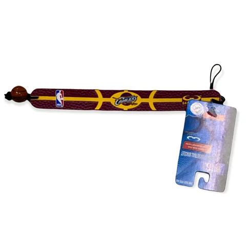 Cleveland Cavaliers NBA Game Ball Leather Team Colors Bracelet Cover