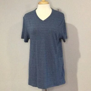 Mark Anthony Men's Light Navy V-Neck Short Sleeve T-Shirt Size M - Picture 1 of 16