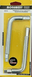 Tensor de válvula de radiador de monumento radiador válvula de equilibrio lengüeta herramienta de sangrado clave - Imagen 1 de 5