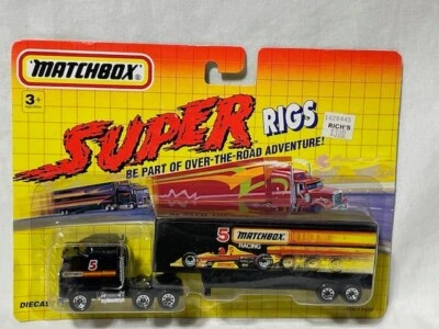 1992 Matchbox Super Rigs Over-The-Road #5 Racing COE Semi, NIB - Image 1 of 3