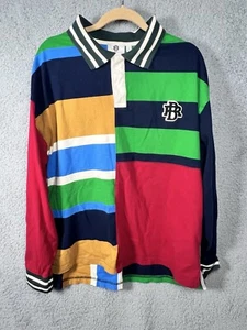 BANANA REPUBLIC Shirt Herren BR Athletics Polo L Rugby Langarm Colorblock - Bild 1 von 8