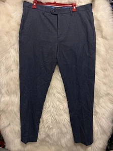 TED BAKER 36R Semi Plain Slim Trouser Pants Bright Blue London dress Slack - Picture 1 of 7