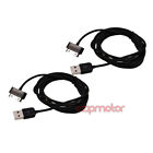 2X 10Ft 30-Pin Usb Sync Data Charger Black Dock Cable Iphone 4S Ipod Touch Ipad