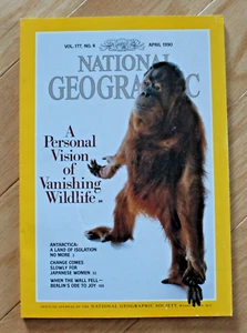 National Geographic abril 1990 Antártida; Cataratas del Muro de Berlín; Vida silvestre; japonés - Imagen 1 de 17