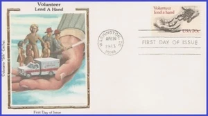 USA4 #2039 U/A COLORANO SILK FDC Volunteerism - Picture 1 of 1