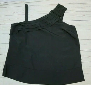 Women's Avenue Studio Blouse Size 14/16 Black Halter Strap Off the Shoulder NWT - Picture 1 of 3