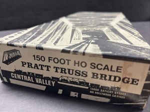 Central Valley HO Scale 150 Ft HO Scale Pratt Truss Bridge Model Kit - Picture 1 of 10