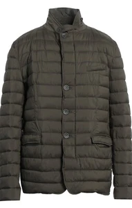 Herno Men's Green Olive Light Weight Down quilted Jacket Size US 48 EU 58 - Picture 1 of 17