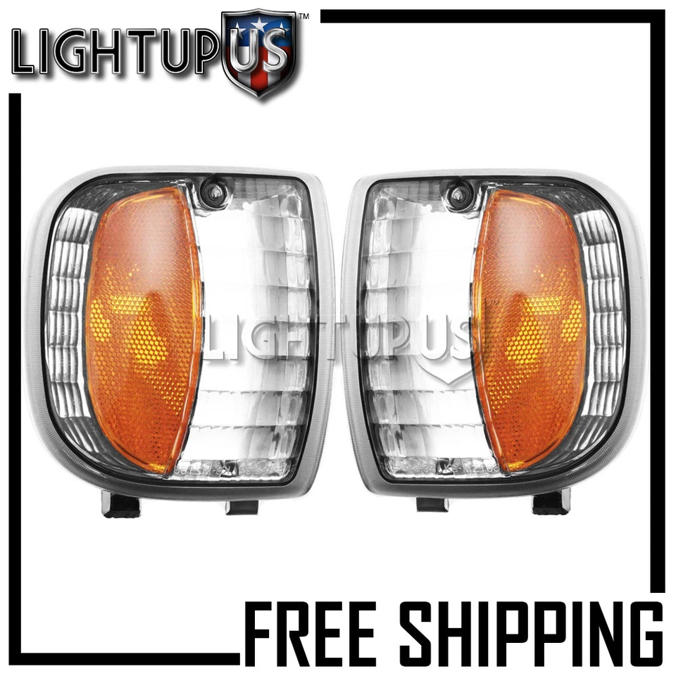 Left Right Pair Park Signal Lights for 1994-1997 MAZDA TRUCK B2300 B3000 B4000 Foto 1 de 2