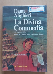 LIBRO Scuola LA DIVINA COMMEDIA Purgatorio U. Bosco G. Reggio 1990 Le Monnier. - Picture 1 of 10