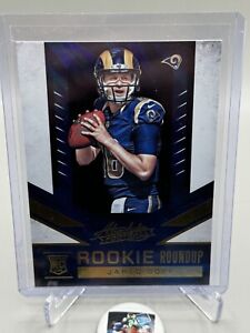 JARED GOFF RC 2016 Panini Absolute #2 Rookie Roundup Jared Goff Los Angeles Rams