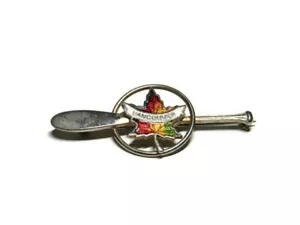 Spilla spilla foglia d'acero smaltata souvenir Vancouver chiusura a C - Foto 1 di 3