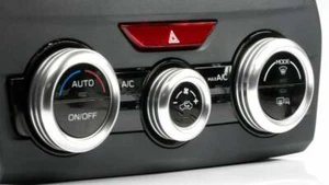 SSCO FULL SILVER CLIMATE CONTROL COVERS ALUMINUM FOR CROSSTREK IMPREZA FORESTER - Bild 1 von 2
