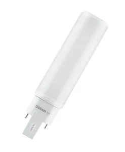 Lampada LED OSRAM DULUX D 13 per base G24D-1, 6 watt, 600 lumen, bianco cal v2Er - Foto 1 di 3