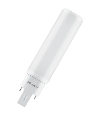 Lampada LED OSRAM DULUX D 13 per base G24D-1, 6 watt, 600 lumen, bianco cal gWfL - Immagine 1 di 3