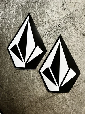VOLCOM STICKERS 2 SET 5” Skateboard Sticker Surfing Stickers RVCA Snowboard - Image 1 of 4