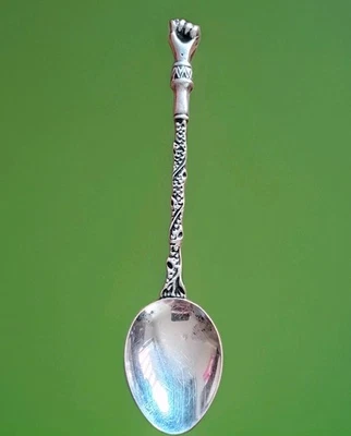 Antico Cucchiaino Argento 835 - Immagine 1 di 4