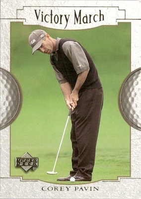 2001 Upper Deck PGA Golf Tour Victory March Corey Pavin #157 - Image 1 of 2