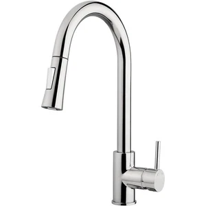 Ebb + Flo Cresswell ausziehbare Mono-Mischbatterie Küchenarmatur - Chrom - Bild 1 von 2