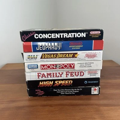 Nintendo NES Game Bundle Most All CIB - 7 Games With Box, Game, Manuals & Insert - Image 1 of 4