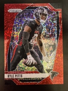2024 Panini Prizm #13 Kyle Pitts Red Sparkle Prizm SP Falcons - Imagen 1 de 2