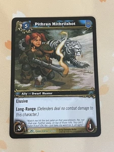 Juego de cartas coleccionables World of Warcaft, Pithran Mithrilshot, Through the Dark Portal 185/319, LP - Imagen 1 de 1