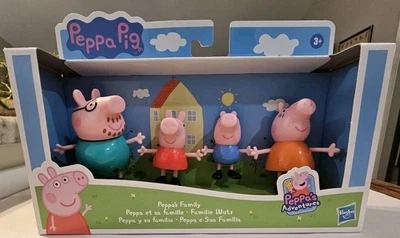  Hasbro Peppa Pig Peppa's Family.  4 Piece Set Brand New  - Image 1 of 4