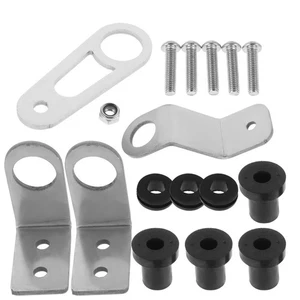 1 Set Of Radiator Bracket Kit Metal Radiator Mounting Brackets Car Radiator - Picture 1 of 12