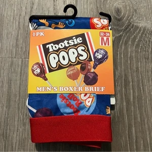 NWT Tootsie Pops Men's Boxer Brief M 32-34 How Many Licks Does it Take Owl - Picture 1 of 4