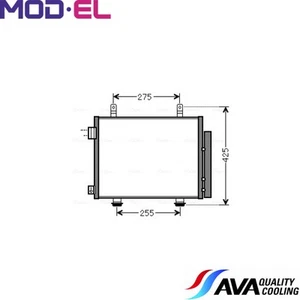 CONDENSER AIR CONDITIONING SZA5115D FOR NISSAN SUZUKI 276504A00D 276504A00H 9531 - Picture 1 of 6