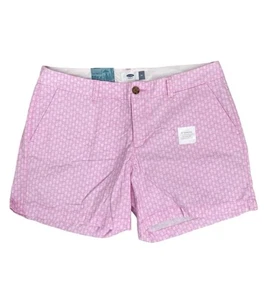 Old Navy pantaloncino donna 16 rosa 5” chino stampa ananas nuovo con etichetta - Foto 1 di 8