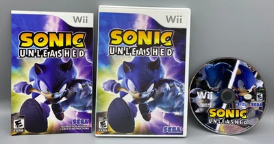 Sonic Unleashed (Nintendo Wii, 2008) CIB con Manual Completo Muy Buen Estado Foto 1 de 3