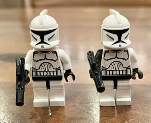 LEGO Star Wars Clone Trooper Phase 1 Minifigure Sw0201 Clone Wars Retired Lot - Picture 1 of 6