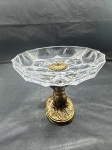 Vintage Antik Viktorianisch Metall Meerjungfrau Cherub Süßigkeiten Schale/Waschtuch Halter Selten - Bild 1 von 9