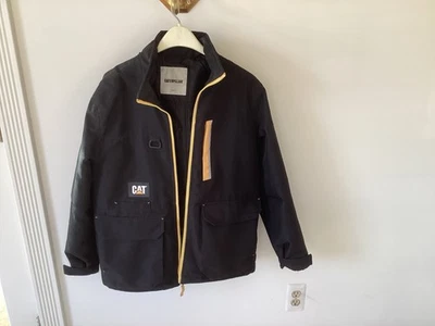 CAT Caterpillar Men's Jacket Insulated Black Water Wind - SIZE SMALL - Image 1 of 4