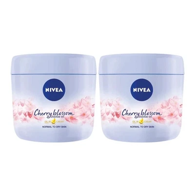 Nivea Cherry Blossom & Jojoba Oil Body Cream, 13.5oz (400ml) (Pack of 2) - Image 1 of 4