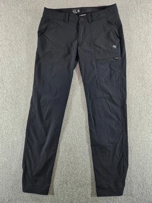Pantalones Mountain Hardwear Para Mujer Talla 2/34 Negros Elastizados Senderismo Reflectantes Foto 1 de 4