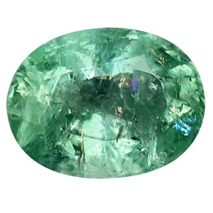 1.49 ct Oval Cut (8.10 x 6.21 mm) Colombia Green Emerald Natural Gemstone - Picture 1 of 1